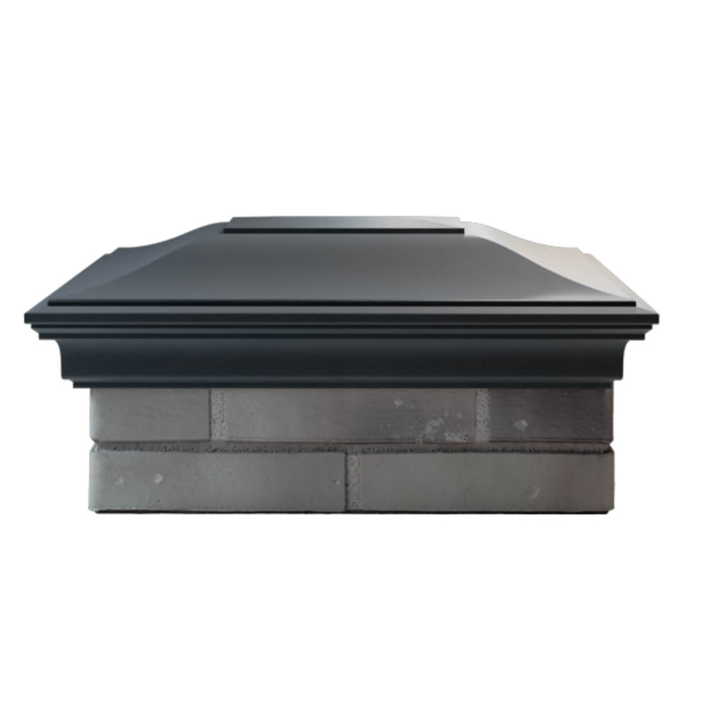 Колпак Zking Монблан Серый на столб 2х1.5 кирпича (515х385мм) в Москве фото