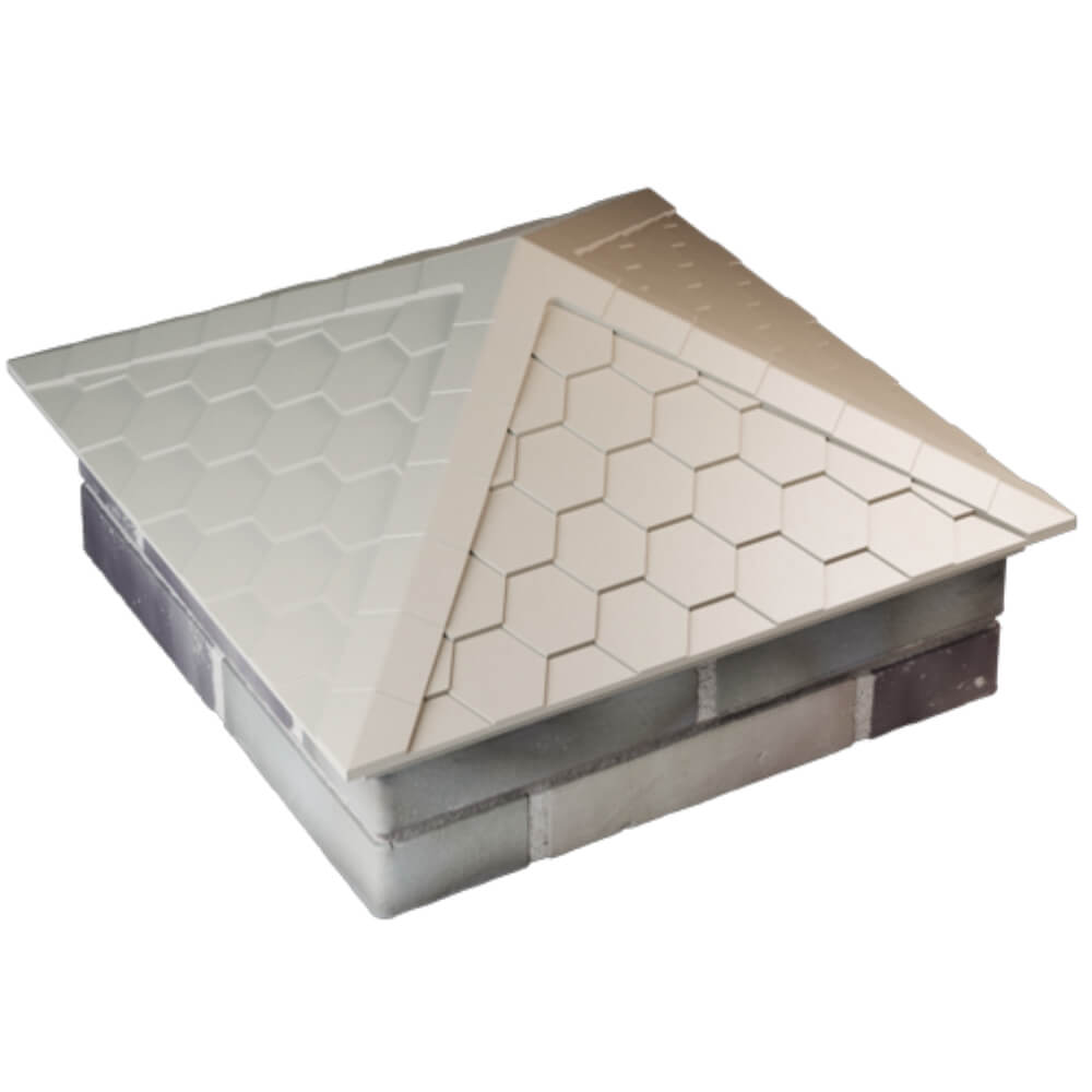 Колпак Zking Эверест Бежевый на столб 2х2 кирпича (535х535мм) Москва фото