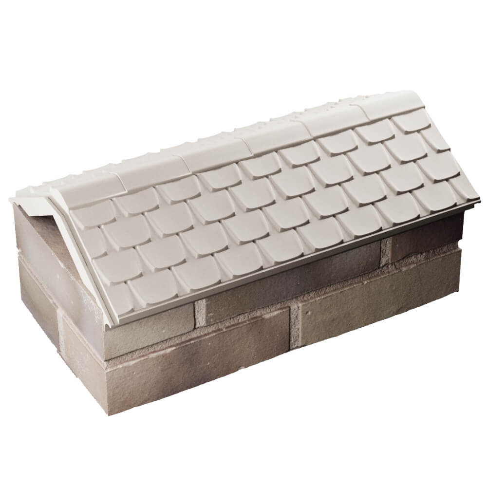 Парапет Zking Эльбрус Бежевый с посадкой на 1 кирпич (255мм) в Москве фото