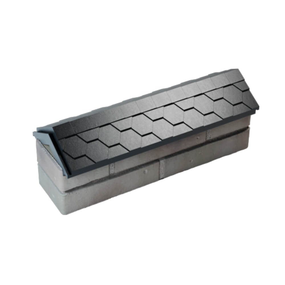 Парапет Zking Эверест Черный с посадкой на 0.5 кирпича (130мм) в Москве фото