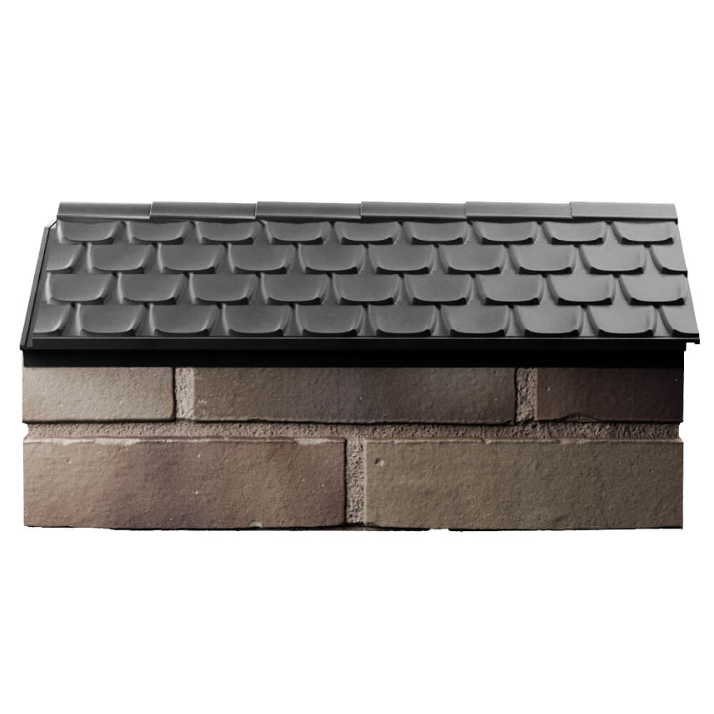 Парапет Zking Эльбрус Серый с посадкой на 1 кирпич (255мм) в Москве фото
