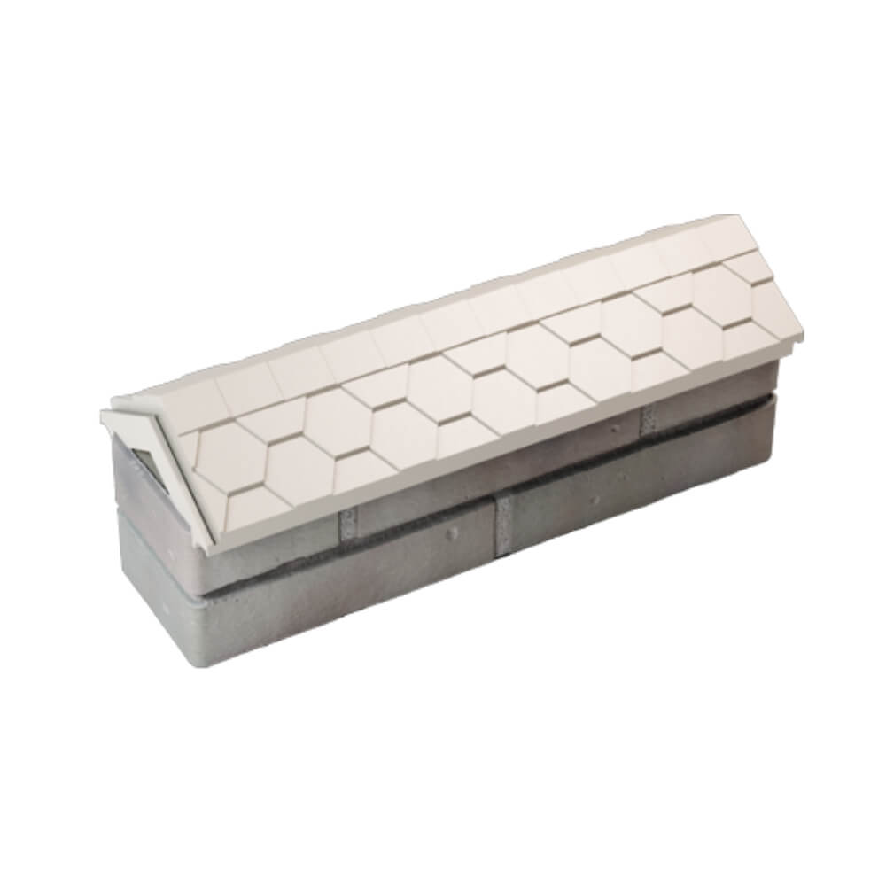 Парапет Zking Эверест Бежевый с посадкой на 0.5 кирпича (130мм) в Москве фото