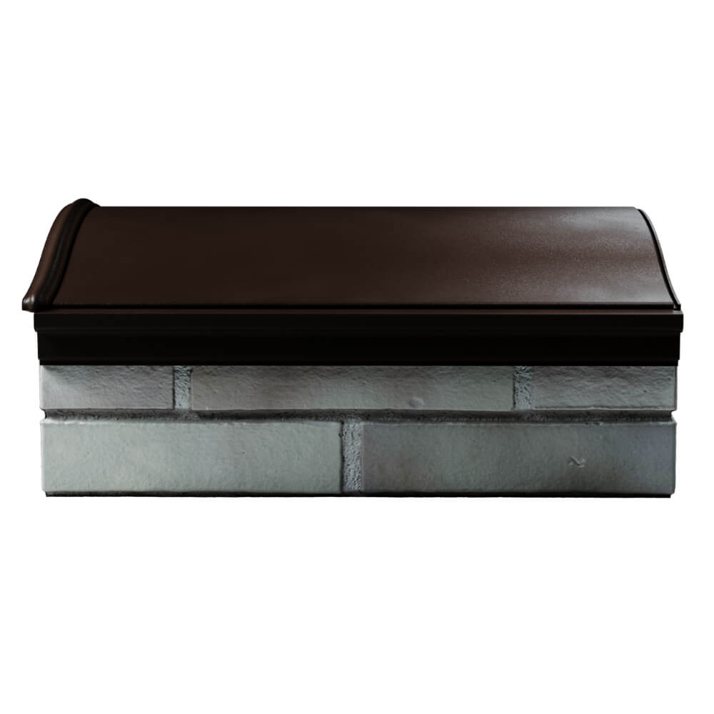 Парапет Zking Монблан Коричневый посадка на 1.5 кирпича (355/385мм) в Москве фото