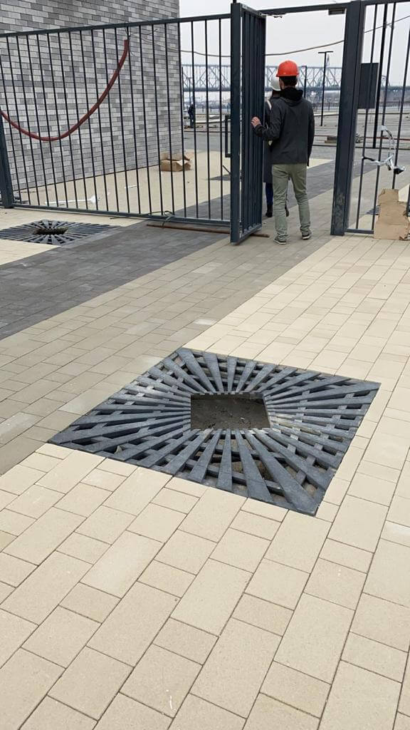 Приствольная решетка для дерева ZKING ATMOSPHERE 1.2х1.2м Черная в Москве фото