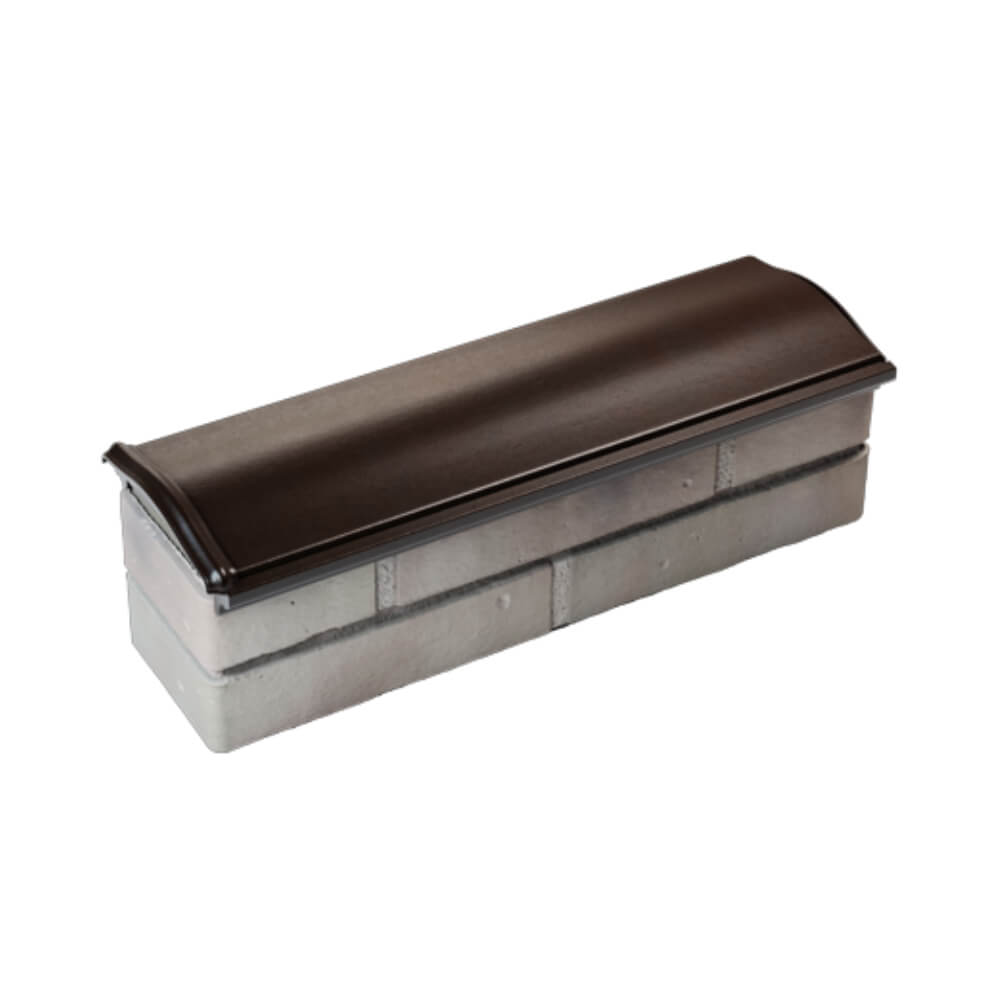 Парапет Zking Монблан Коричневый посадка на 0.5 кирпича (130мм) в Москве фото