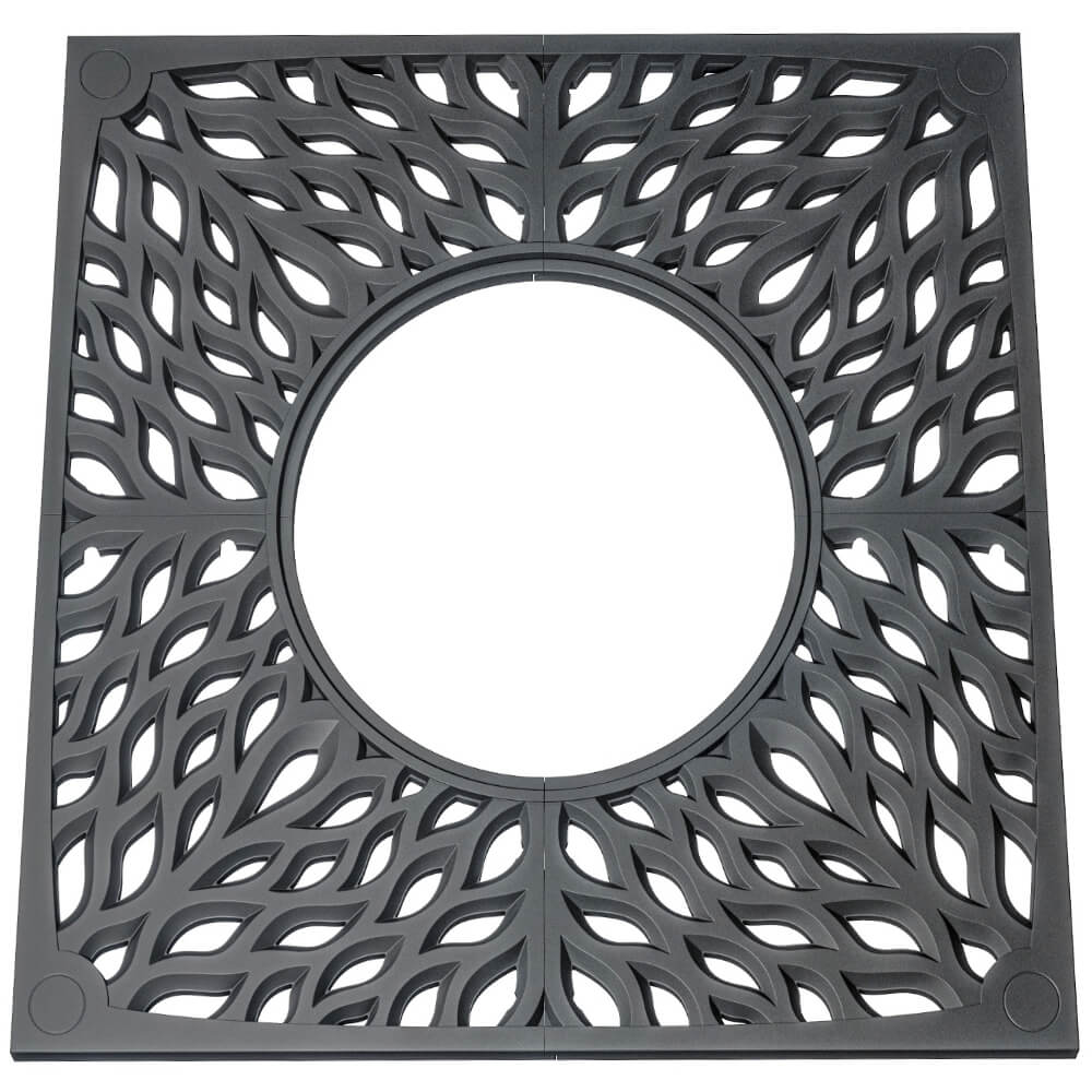 Приствольная решетка для дерева ZKING CRUST 2х2м Черная Москва фото