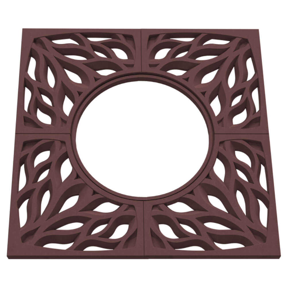 Приствольная решетка для дерева ZKING CRUST 1.2х1.2м Коричневая в Москве фото