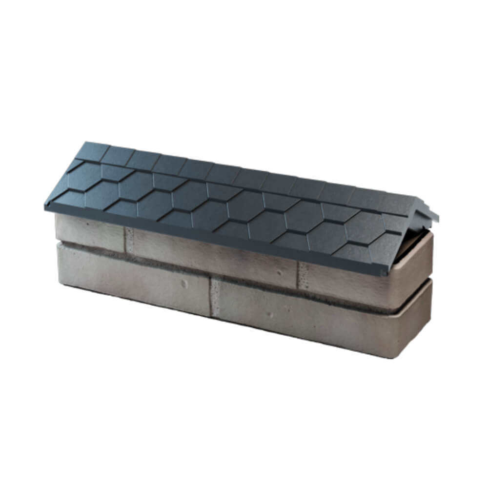 Парапет Zking Эверест Серый с посадкой на 0.5 кирпича (130мм) в Москве фото