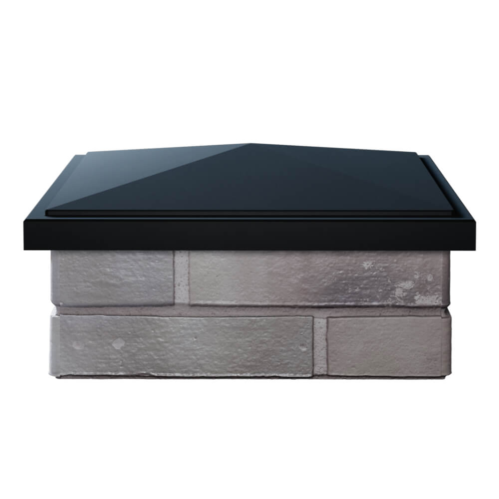 Колпак Zking БонаМоно Черный на столб 1.5х1.5 кирпича (385х385, 400х400мм) Москва фото