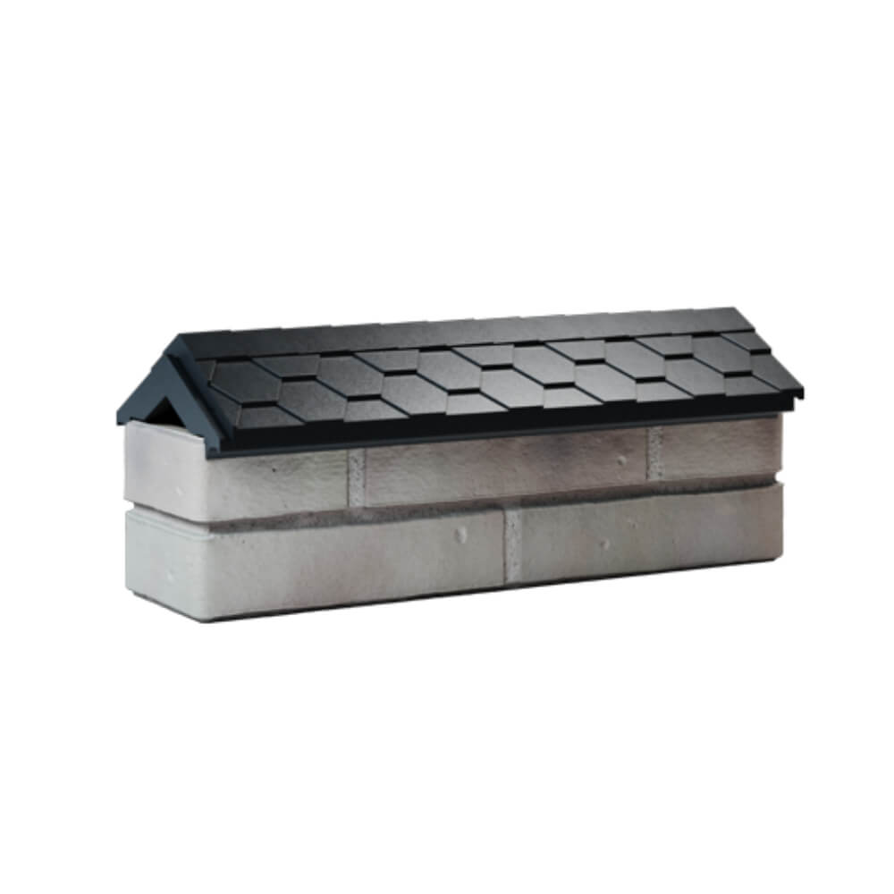 Парапет Zking Эверест Черный с посадкой на 0.5 кирпича (130мм) Москва фото