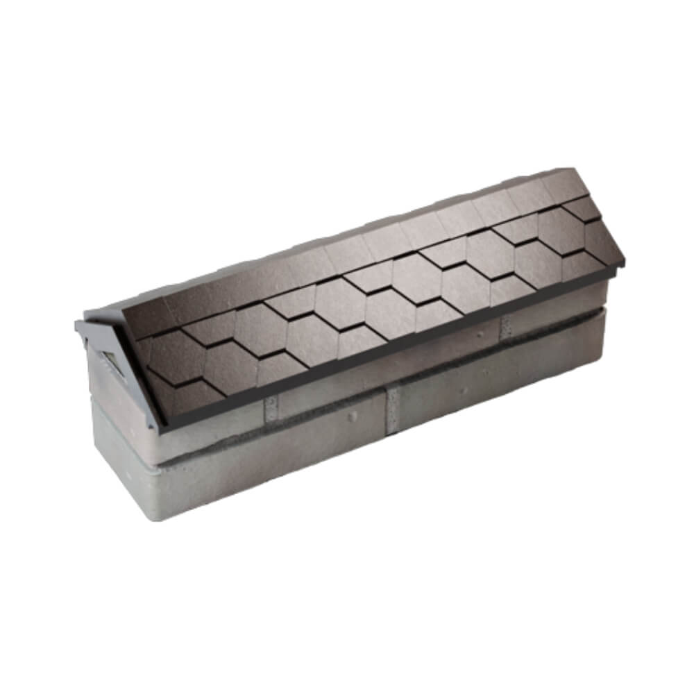 Парапет Zking Эверест Коричневый с посадкой на 0.5 кирпича (130мм) в Москве фото