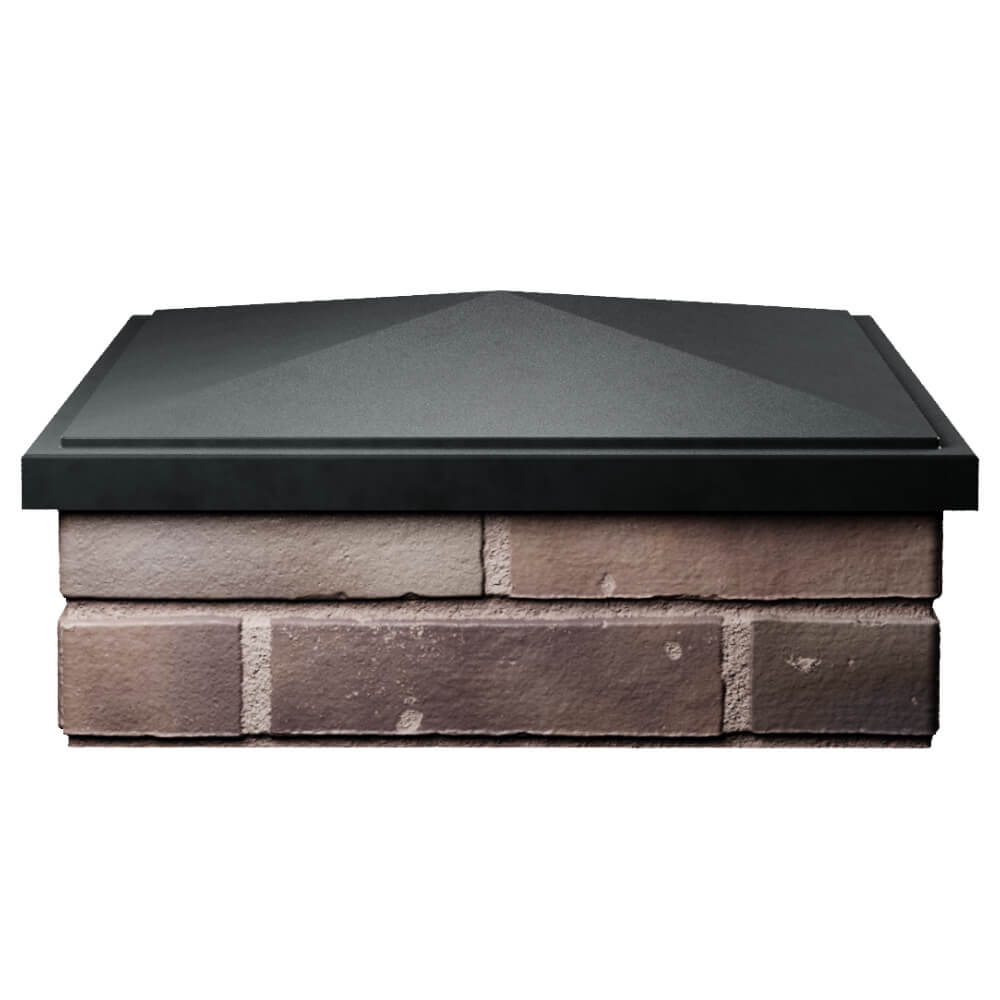 Колпак Zking БонаМоно Черный на столб 2х2 кирпича (515х515, 530х530мм) Москва фото