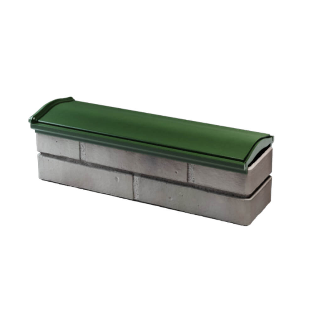 Парапет Zking Монблан Зеленый посадка на 0.5 кирпича (130мм) в Москве фото