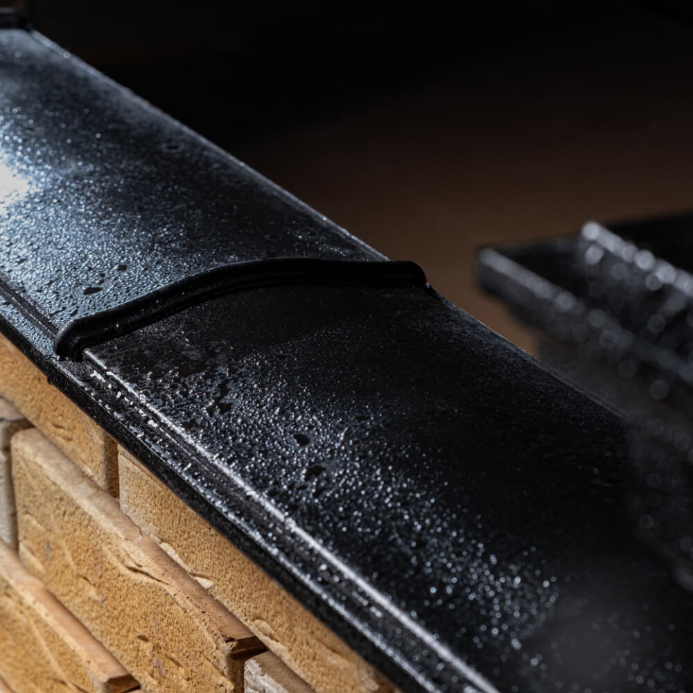 Парапет Zking Монблан Черный посадка на 0.5 кирпича (130мм) в Москве фото