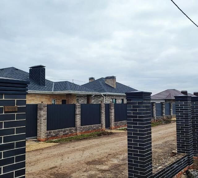 Колпак Zking Бона ХайТек Серый на столб 1.5х1.5 кирпича (385х385мм) в Москве фото