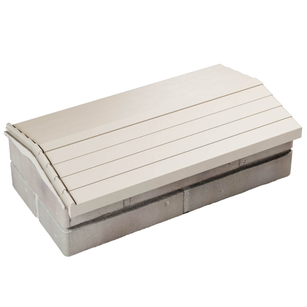 Парапет Zking Бона ХайТек Бежевый с посадкой на 1 кирпич (200/225/255мм) в Москве фото