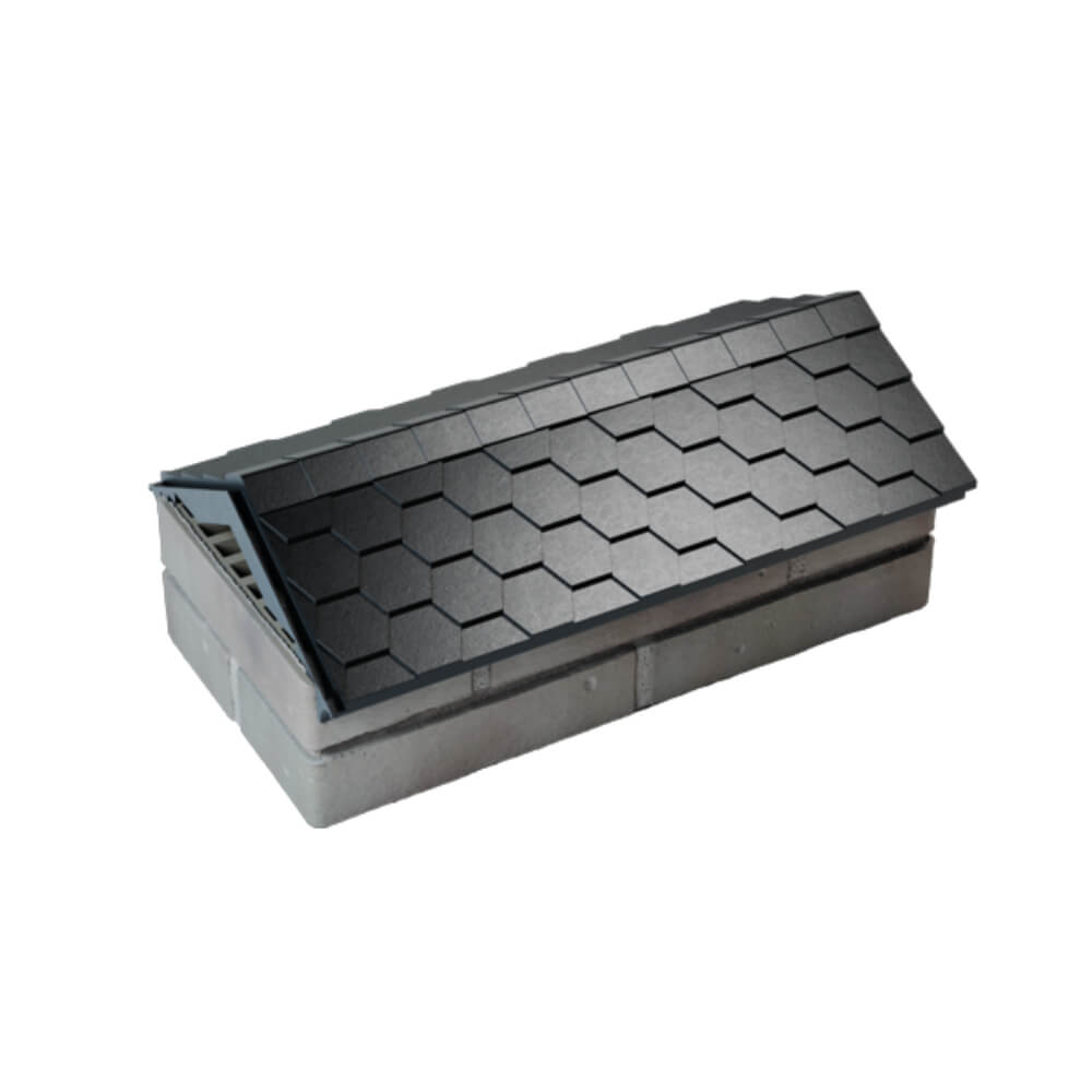 Парапет Zking Эверест Черный с посадкой на 1 кирпич (200/225/255мм) в Москве фото