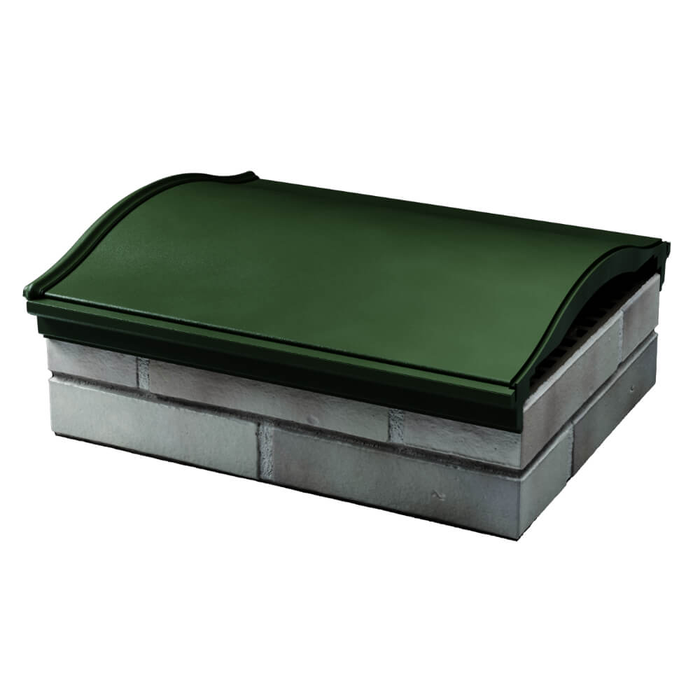 Парапет Zking Монблан Зеленый посадка на 1.5 кирпича (355/385мм) в Москве фото