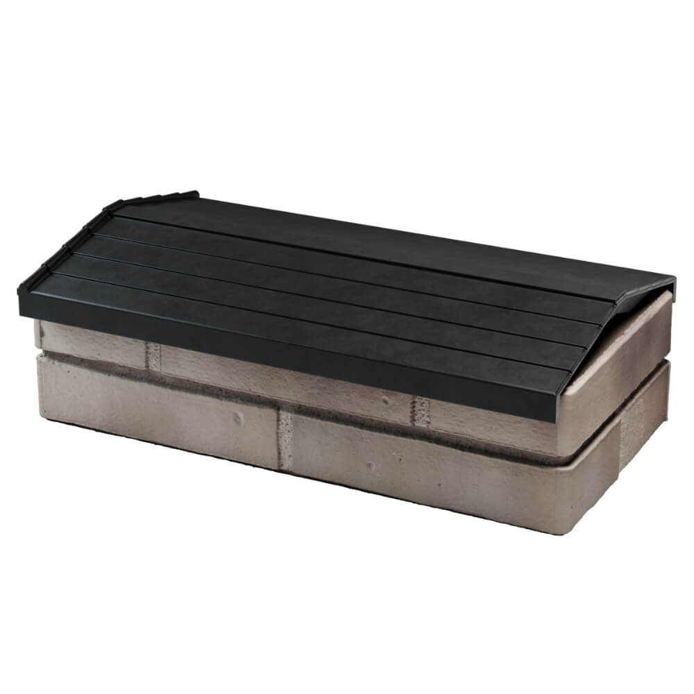 Парапет Zking Бона ХайТек Черный с посадкой на 1 кирпич (200/225/255мм) в Москве фото