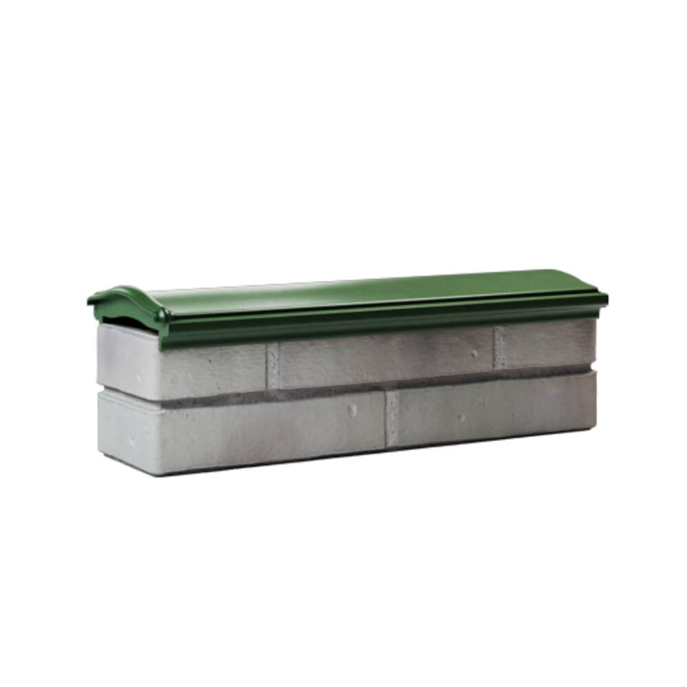 Парапет Zking Монблан Зеленый посадка на 0.5 кирпича (130мм) Москва фото