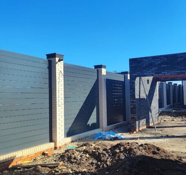 Колпак Zking Бона ХайТек Серый на столб 1.5х1.5 кирпича (385х385мм) в Москве фото