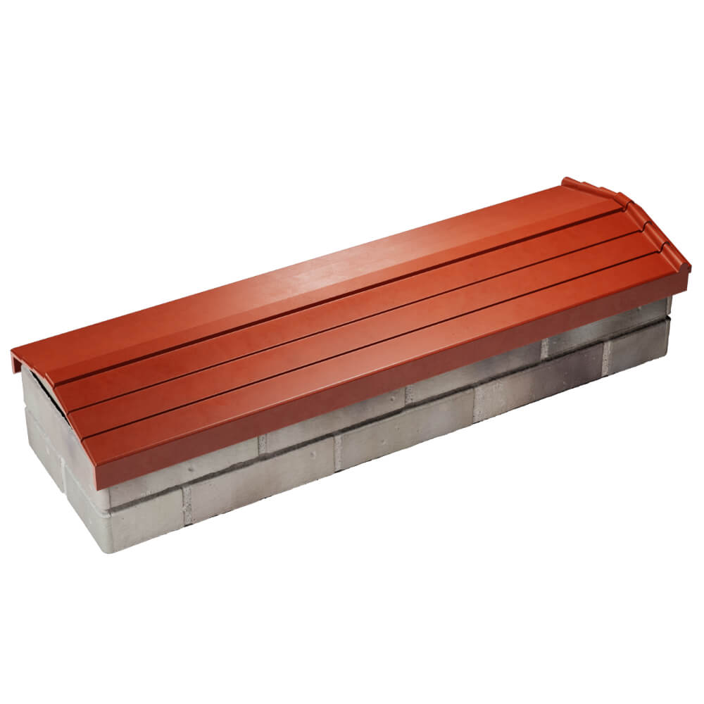 Парапет Zking Бона ХайТек Красный посадка на 0.5 кирпича (130мм) в Москве фото