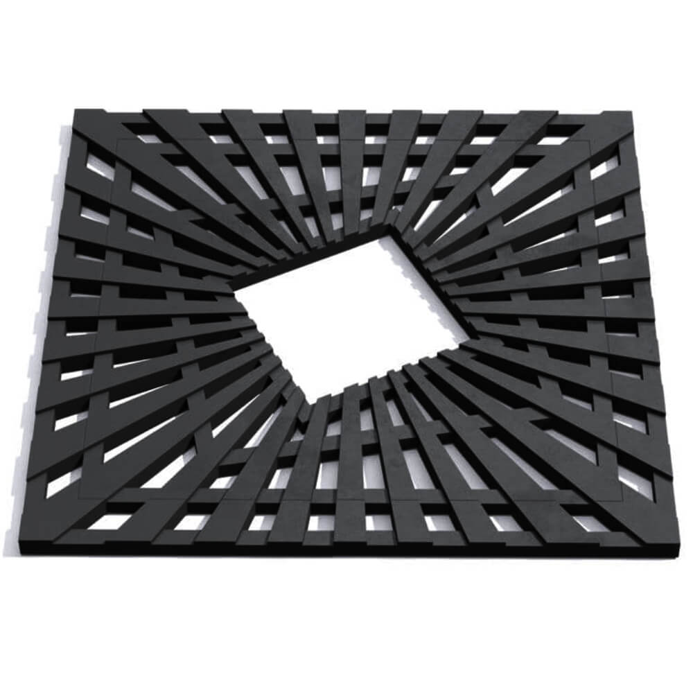 Приствольная решетка для дерева ZKING ATMOSPHERE 1.2х1.2м Черная Москва фото