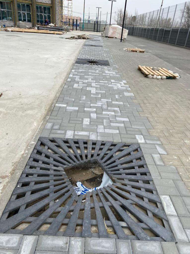 Приствольная решетка для дерева ZKING ATMOSPHERE 1.2х1.2м Черная в Москве фото