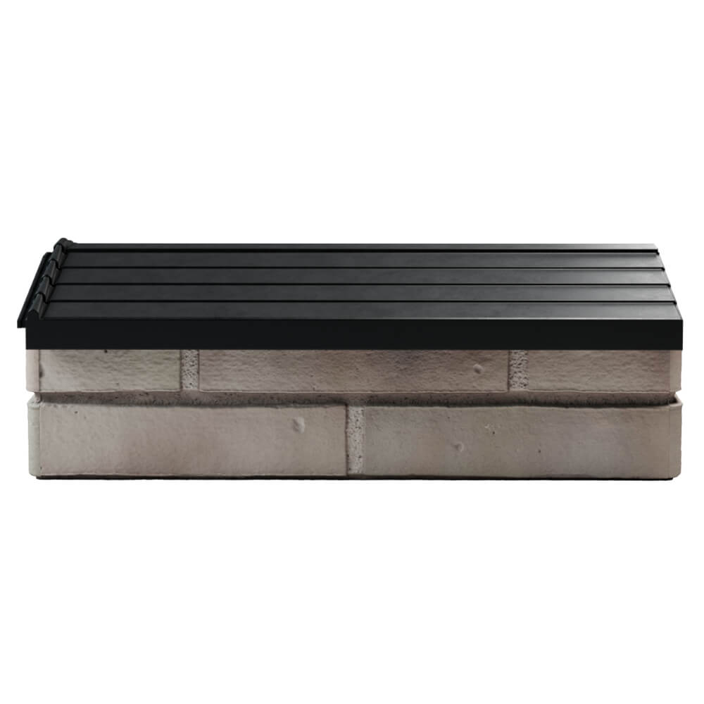 Парапет Zking Бона ХайТек Черный с посадкой на 1 кирпич (200/225/255мм) в Москве фото