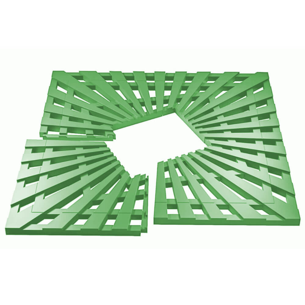 Приствольная решетка для дерева ZKING ATMOSPHERE 1.2х1.2м Зеленая в Москве фото