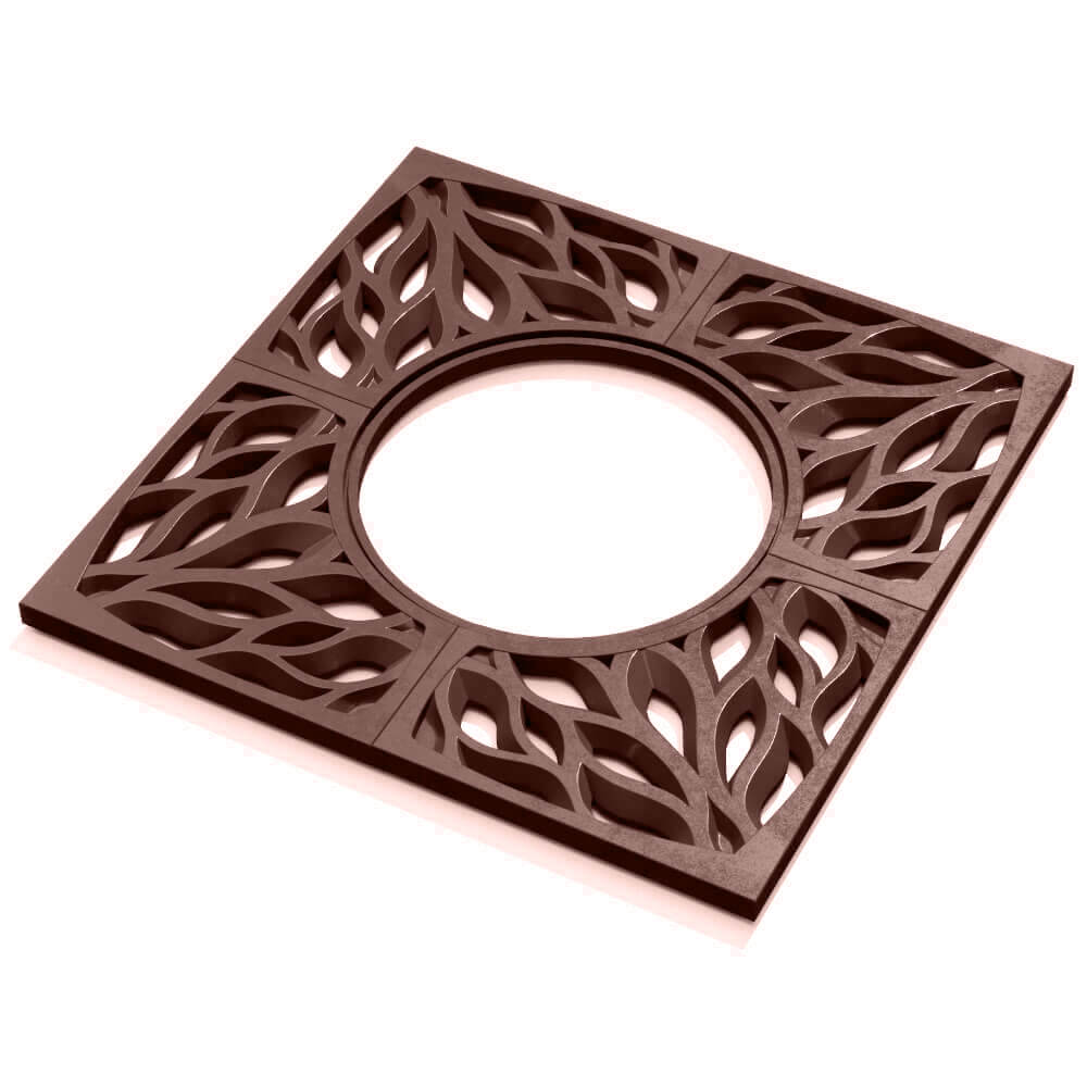 Приствольная решетка для дерева ZKING CRUST 1.2х1.2м Коричневая в Москве фото