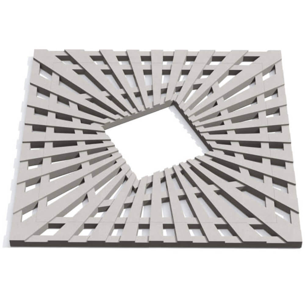 Приствольная решетка для дерева ZKING ATMOSPHERE 1.2х1.2м Бежевая Москва фото