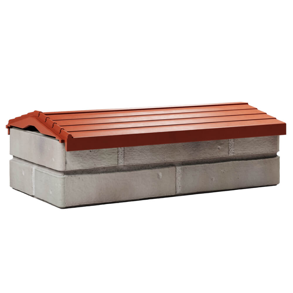 Парапет Zking Бона ХайТек Красный с посадкой на 1 кирпич (200/225/255мм) Москва фото