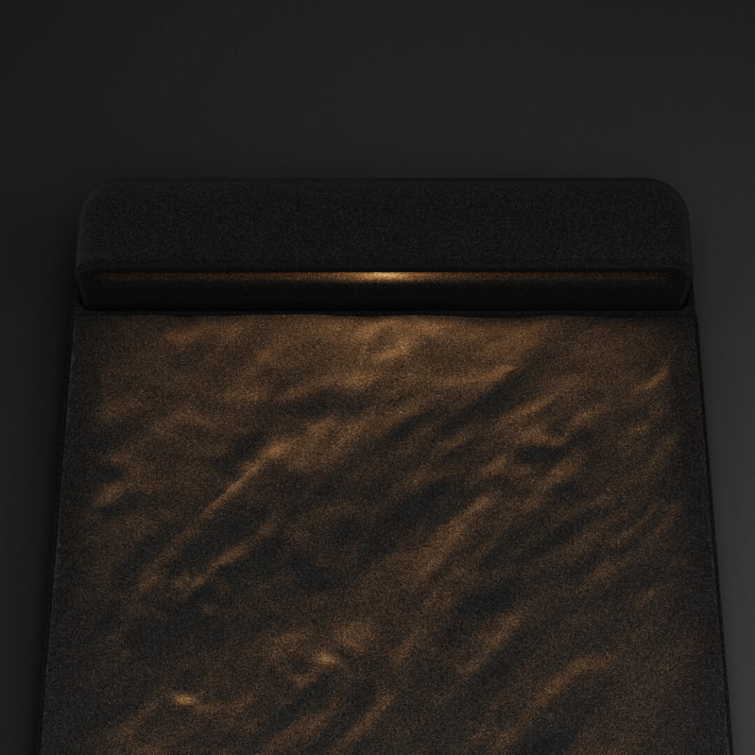 LED Светильник для шаговой плиты STONE Черный Сланец 330х75х98мм в Москве фото