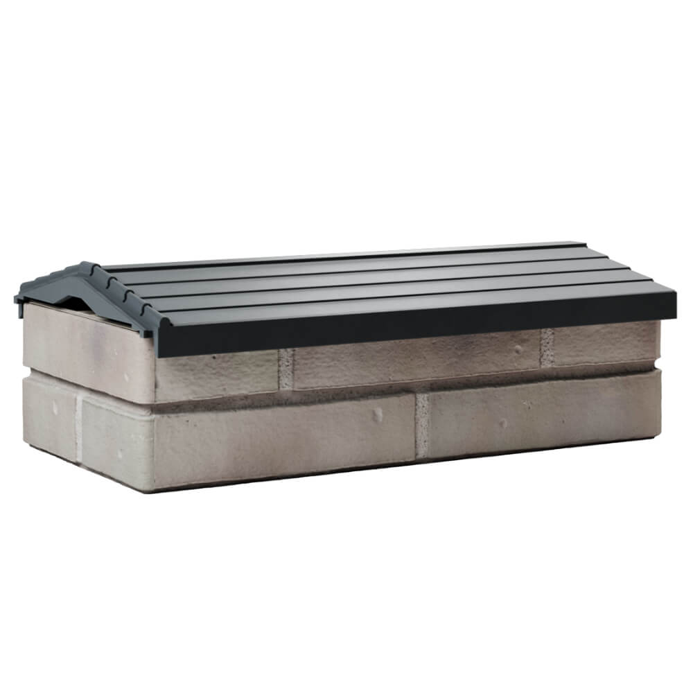 Парапет Zking Бона ХайТек Серый с посадкой на 1 кирпич (200/225/255мм) Москва фото