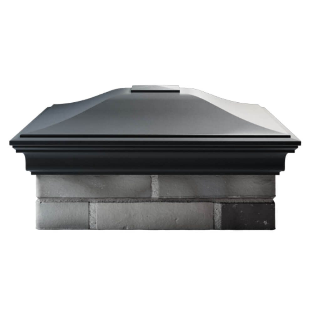 Колпак Zking Монблан Серый на столб 2х2 кирпича (515х515мм) в Москве фото