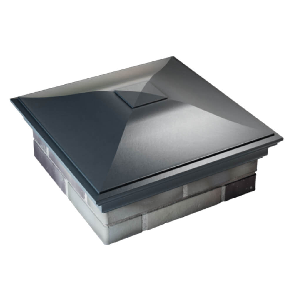 Колпак Zking Монблан Серый на столб 2х2 кирпича (515х515мм) Москва фото