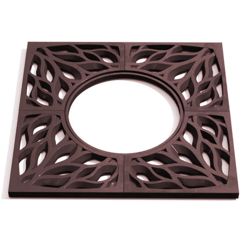 Приствольная решетка для дерева ZKING CRUST 1.2х1.2м Коричневая Москва фото