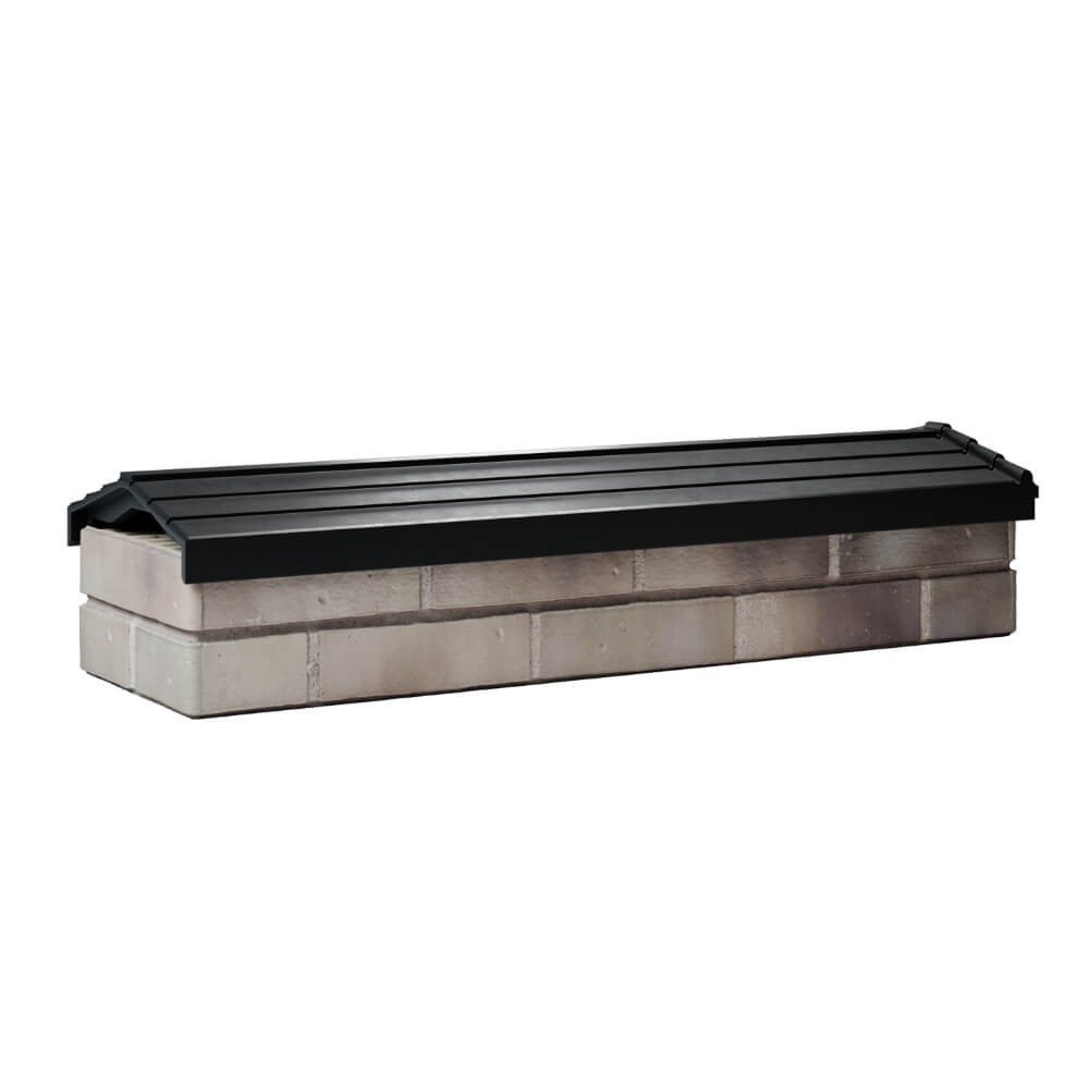 Парапет Zking Бона ХайТек Черный посадка на 0.5 кирпича (130мм) Москва фото