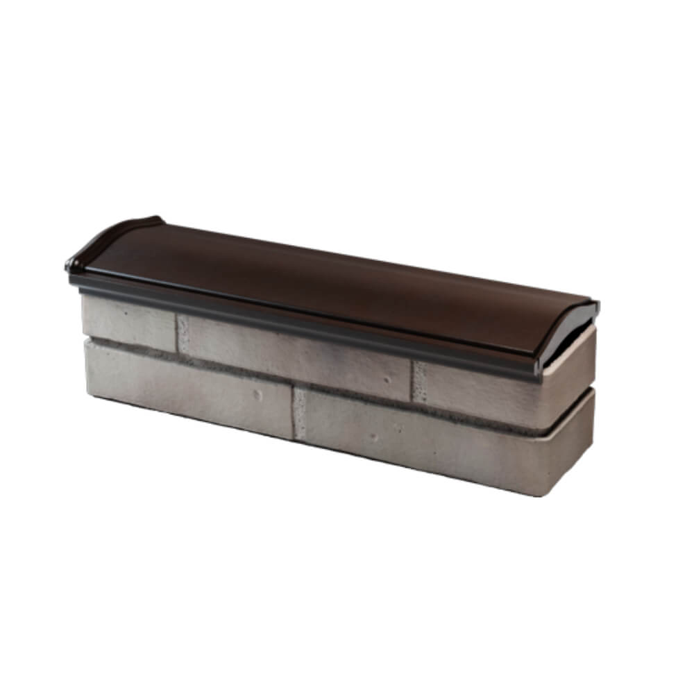 Парапет Zking Монблан Коричневый посадка на 0.5 кирпича (130мм) в Москве фото