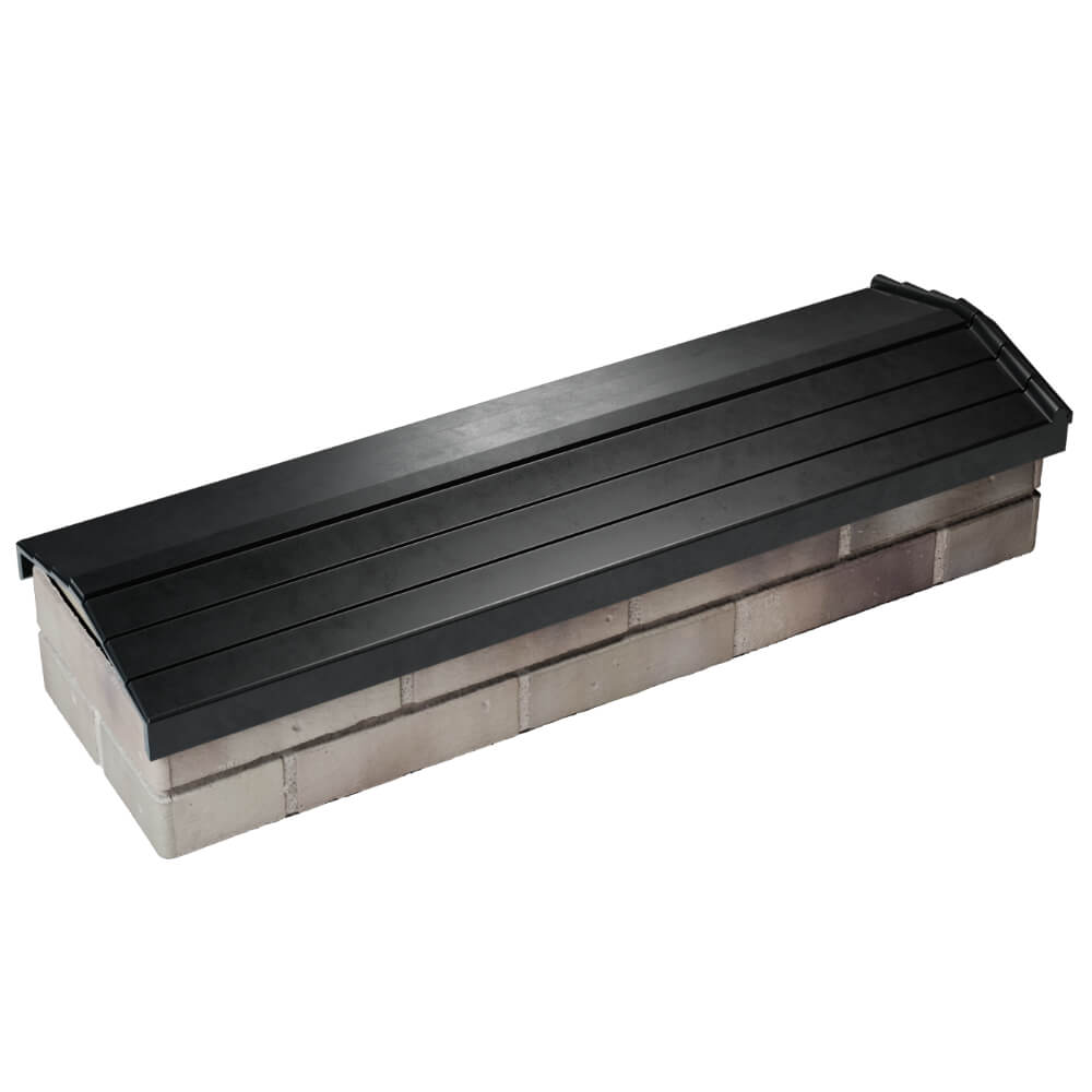 Парапет Zking Бона ХайТек Черный посадка на 0.5 кирпича (130мм) в Москве фото