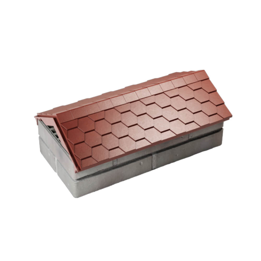 Парапет Zking Эверест Красный с посадкой на 1 кирпич (200/225/255мм) в Москве фото