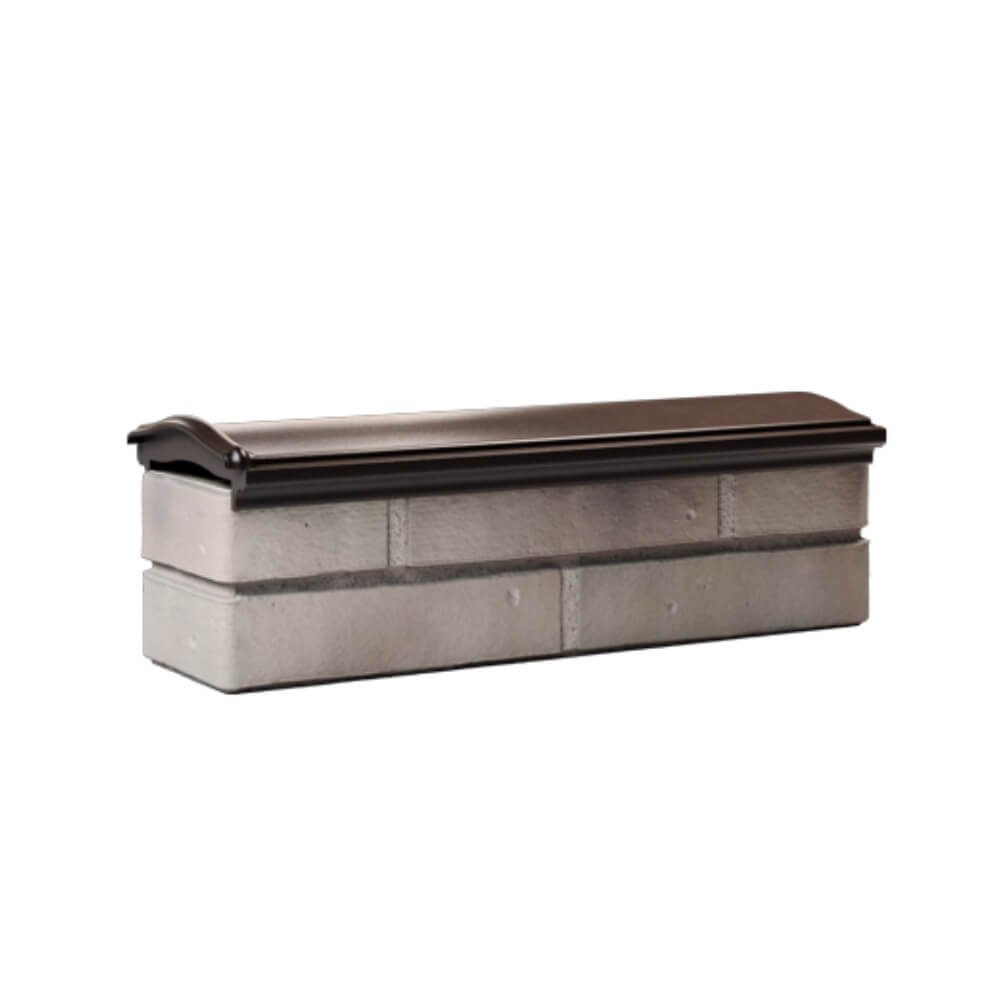 Парапет Zking Монблан Коричневый посадка на 0.5 кирпича (130мм) Москва фото