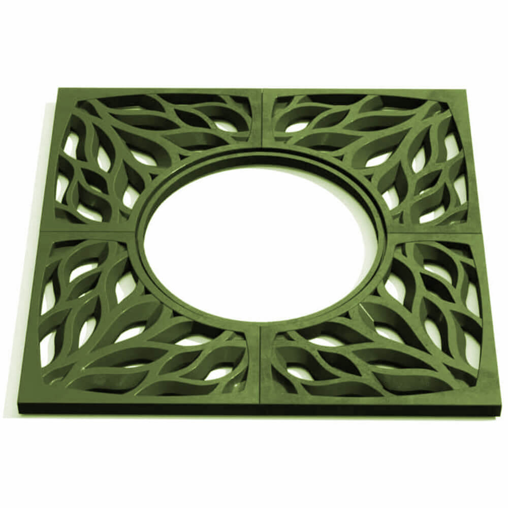 Приствольная решетка для дерева ZKING CRUST 1.2х1.2м Зеленая Москва фото