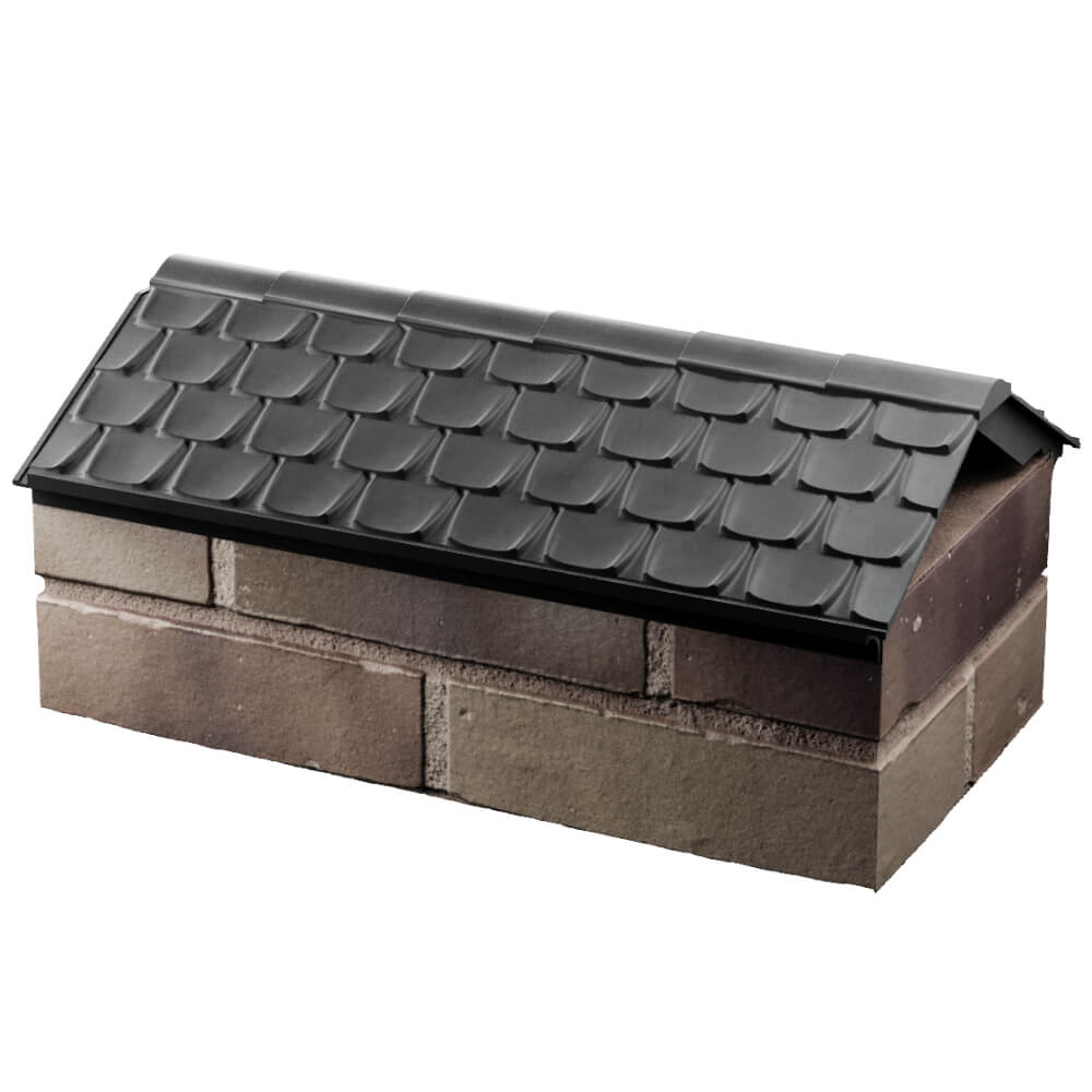 Парапет Zking Эльбрус Серый с посадкой на 1 кирпич (255мм) в Москве фото