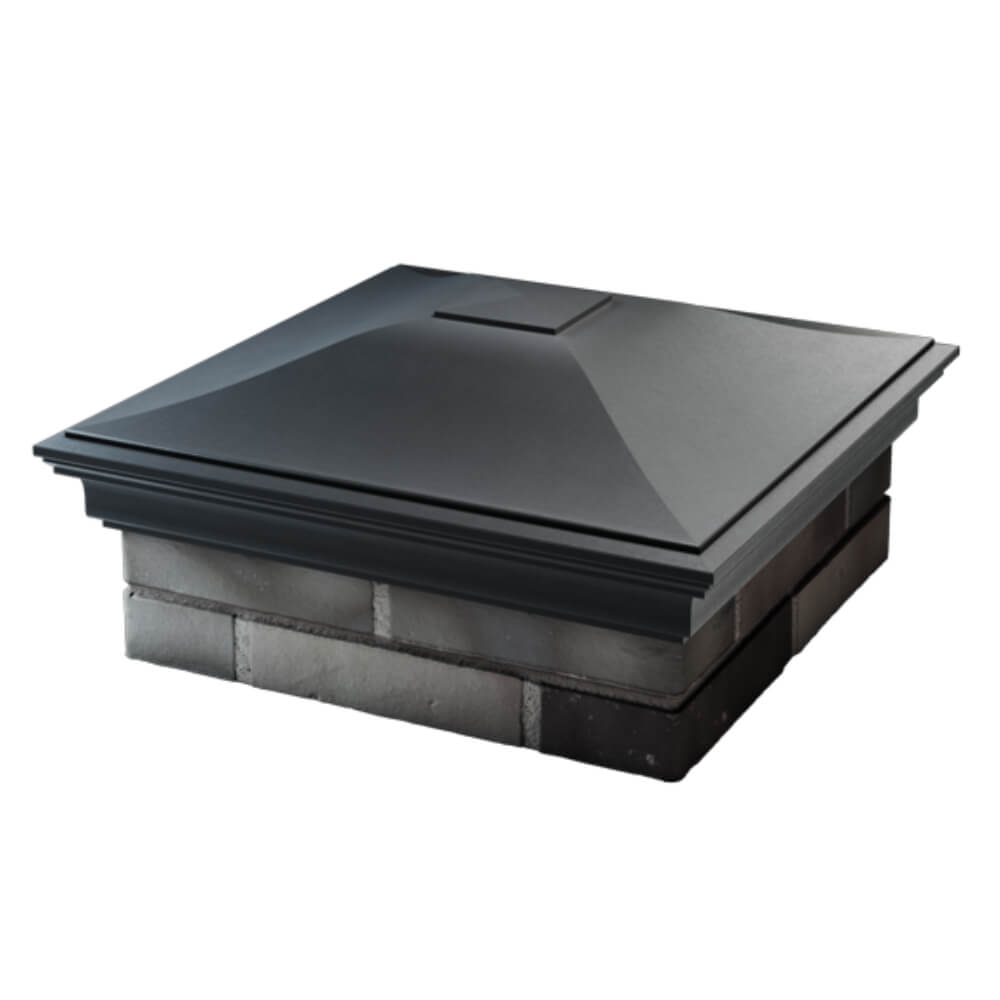 Колпак Zking Монблан Серый на столб 2х2 кирпича (515х515мм) в Москве фото