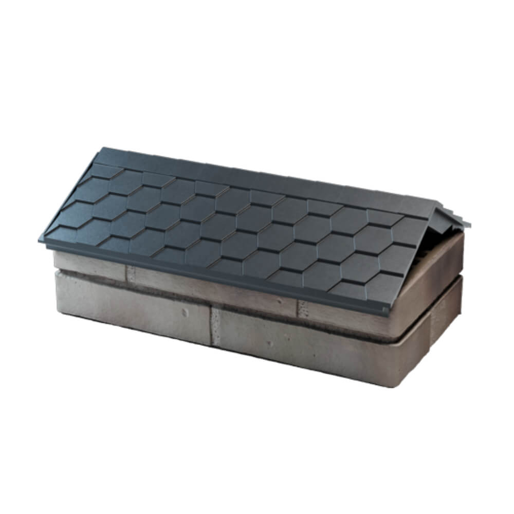 Парапет Zking Эверест Серый с посадкой на 1 кирпич (200/225/255мм) в Москве фото