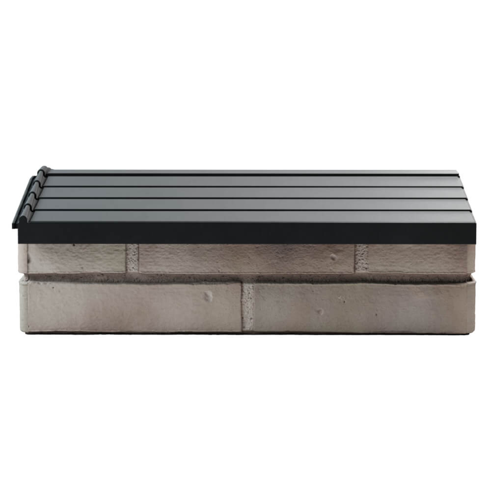 Парапет Zking Бона ХайТек Серый с посадкой на 1 кирпич (200/225/255мм) в Москве фото