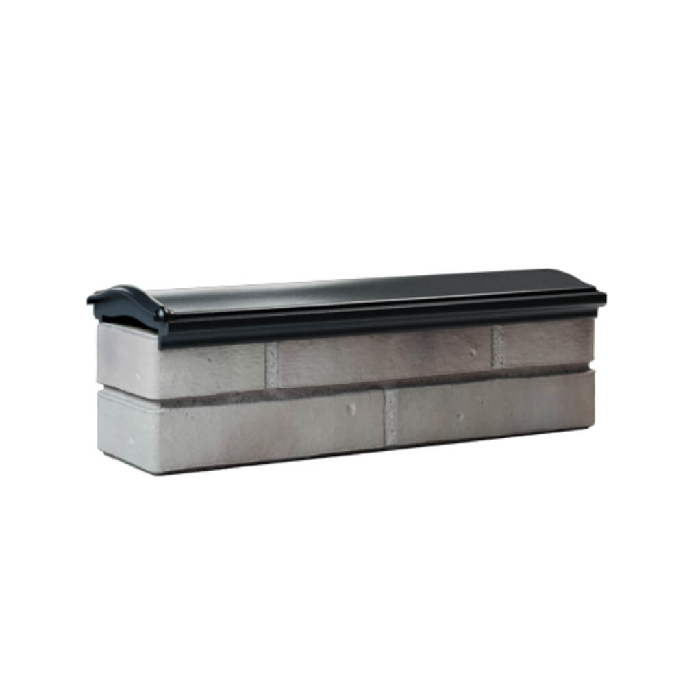 Парапет Zking Монблан Черный посадка на 0.5 кирпича (130мм) Москва фото