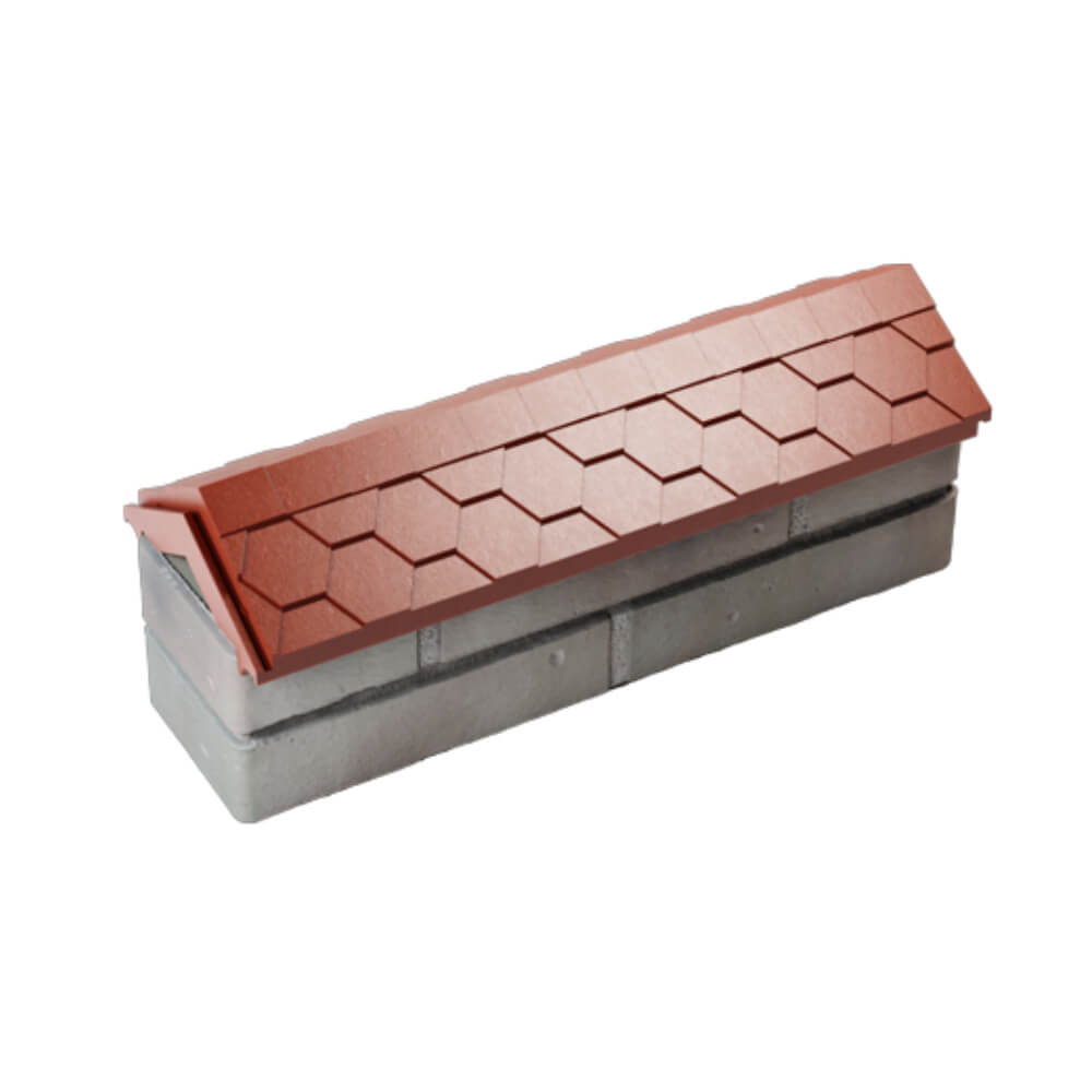 Парапет Zking Эверест Красный с посадкой на 0.5 кирпича (130мм) в Москве фото